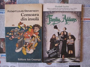 Carti copii - Comoara din insula = Robert Louis Stevenson _ Familia Adams = Elizabeth Faucher