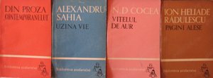 Carti 02: Alexandru Sahia, N. D. Cocea, Ion Heliade Radulescu, Proza