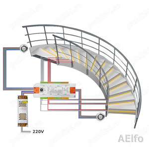 Controler iluminat trepte (China) - imagine 2