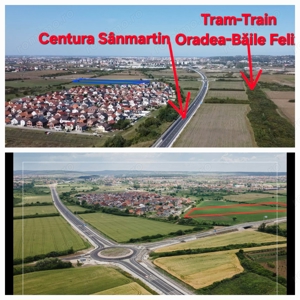 NOU PE PIAȚĂ parcele de teren intravilan construibile Oradea - Sânmartin  - imagine 2