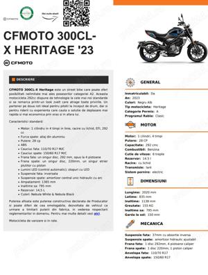 Motocicleta CF MOTO 300 CL-X garanție, schimb cu honda 500 - imagine 4