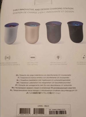 Statie de incarcare telefoane wireless 2 in 1 Lexon, 99lei - imagine 3