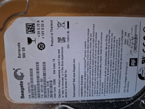 HDD  Seagate Baracuda  500 GB