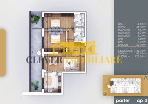 Apartament 3 Camere cu Terasa 7 Min. Metrou Nicolae Teclu - imagine 2