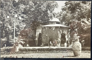 Buziaș - Pavilionul de ape minerale, carte postala RPR