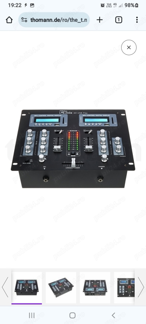 M I X E R audio,2canale,usb,2card sd,nou - imagine 3