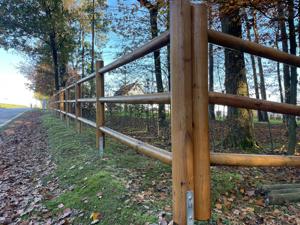 Stalpi de stejar calibrati pe rotund , balustrii si bete rotunde                                     - imagine 5