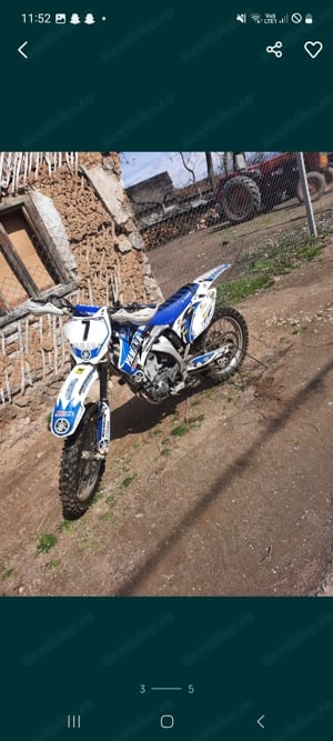 Yamaha yz450 full cross 2010