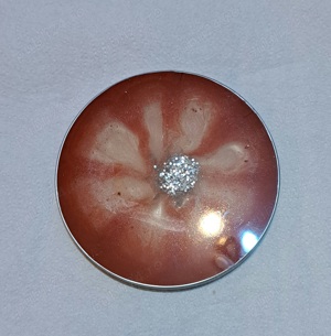 Set, suport de cesti de cafea și ibric din rășină, lucrate manual. - imagine 4