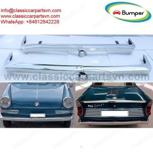 BMW 700 bumpers full set new (1959 1965) by stainless steel new 