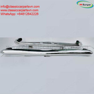 BMW 3200 CS Bertone bumpers (1962-1965) by stainless steel new - imagine 2