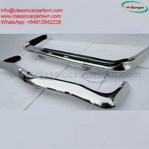 BMW 3200 CS Bertone bumpers (1962-1965) by stainless steel new - imagine 3