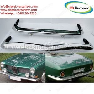 BMW 3200 CS Bertone bumpers (1962-1965) by stainless steel new 