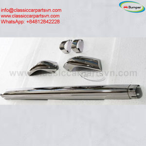 BMW 2002 bumpers (1968-1971) by stainless steel new  - imagine 3