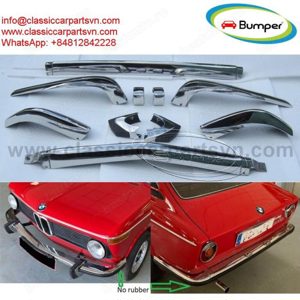 BMW 15  bumpers (1971-1976) by stainless steel new