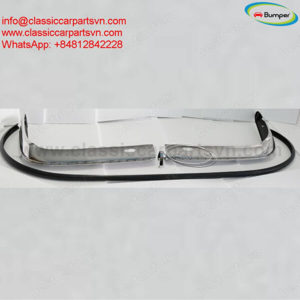BMW 2800CS. 3.0CS. E9 bumpers (1968-1975) by stainless steel new  - imagine 4
