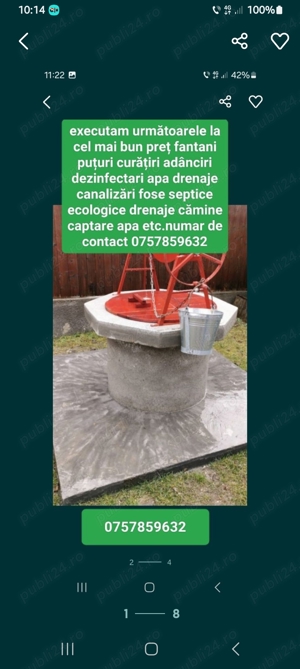 fantanar curat adâncesc dezinfecteaz etc executam 