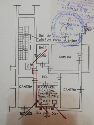 Apt. 3 camere decomandat + bucatarie, baie, balcon tip loja!