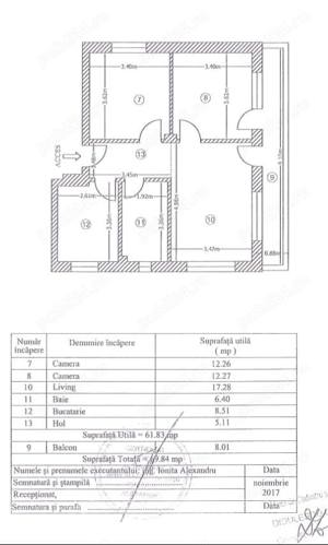 Apartament 3 camere, safirului, Bragadiru - imagine 3