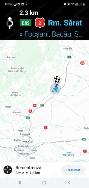 4500mp teren învecinat  E85,Poșta Câlnău,Buzău,acces imediat la autostrada A7 la 1 ora de Bucuresti. - imagine 4