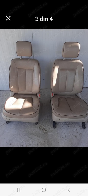 Scaune Santa Fe 2004–2011 – piele, electrice, stare excelentă! - imagine 2