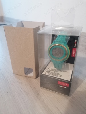 Ceas copii original Timex, nou în cutie, brățară de silicon