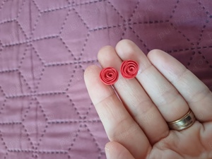 Vand cercei trandafir - imagine 2