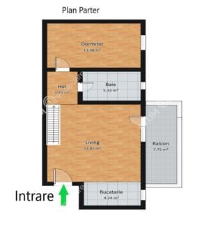 Apartament  4 camere 2 bai balcon situat in zona Rahovei Sibiu - imagine 6