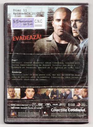 dvd film prison break evadarea prima serie complete episodele 21-22 colectiile cotidianul - imagine 2