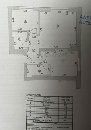 Ocazie  Comision 0%   Apartament 3 camere faza 3 CORTINA NORTH - imagine 2