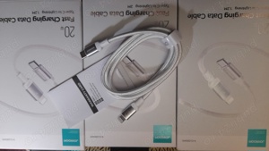 cabluri premium incarcare iPhone super fast charge 20w type c lightning , 1,2m si 2m lungime 