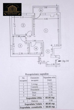 Comision 0 2 Camere Jiului Metrou Centrală Balcon  - imagine 10