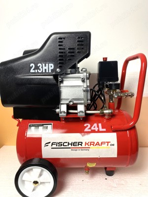 Compresor aer 25L Fischer Germany, 2.3 CP, 8 bar, 220V, 2850 rpm
