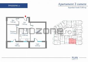 Apartament 2 Camere | 63 mp | Bloc Nou | Metrou Pacii / Preciziei | Militari - imagine 13