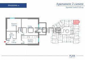 Apartament 2 Camere | 63 mp | Bloc Nou | Metrou Pacii / Preciziei | Militari - imagine 18