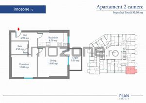 Apartament 2 Camere | 63 mp | Bloc Nou | Metrou Pacii / Preciziei | Militari - imagine 12