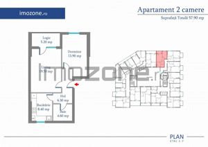 Apartament 2 Camere | 63 mp | Bloc Nou | Metrou Pacii / Preciziei | Militari - imagine 14