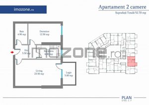 Apartament 2 Camere | 63 mp | Bloc Nou | Metrou Pacii / Preciziei | Militari - imagine 11