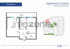 Apartament 2 Camere | 77 mp | Bloc Nou | Metrou Pacii / Preciziei | Militari - imagine 11