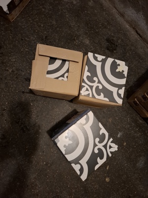 Gresie faianta italiana model deosebit, portelanat, antialunecare, 20x20cm