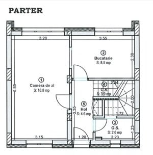 Casa insiruita, 79 mp, terasa 27 mp, gradina 30 mp, parcare inclusa - imagine 14