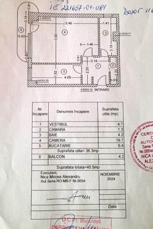 Garsonieră 40,5mp, bloc 1987, etaj4/8, Bd. Uverturii - Lujerului! - imagine 15