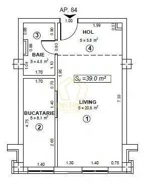 Apartamente noi cu 1 camera | Torontalului - imagine 8