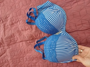 Vand sutien albastru cu alb 85C