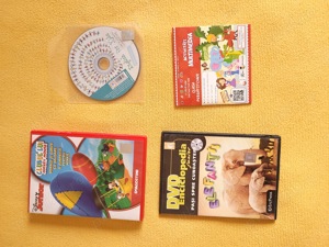 Set 4 DVD-uri cu activitati pentru copii