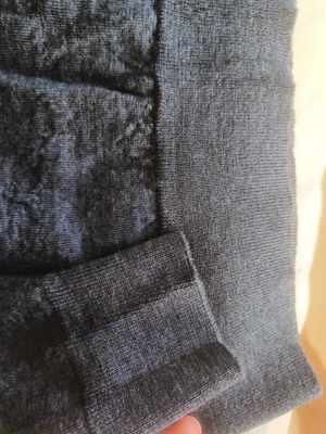 Kronstadt Men's Navy Blue 100% Merino Wool Knit Long Sleeve - imagine 2