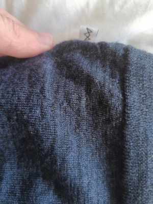 Kronstadt Men's Navy Blue 100% Merino Wool Knit Long Sleeve - imagine 5