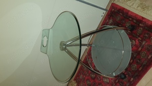 Vand masa sticla  mobila