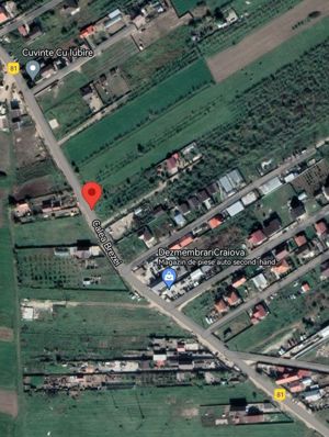 Cernele 700mp se poate construi, are două intrări, 12m la stradă asfaltată patru benzi și trotuar la