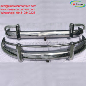 Volkswagen T1 Split Screen Bus (1958-1968) towel rail USA Export bumpers by stainless steel - imagine 2